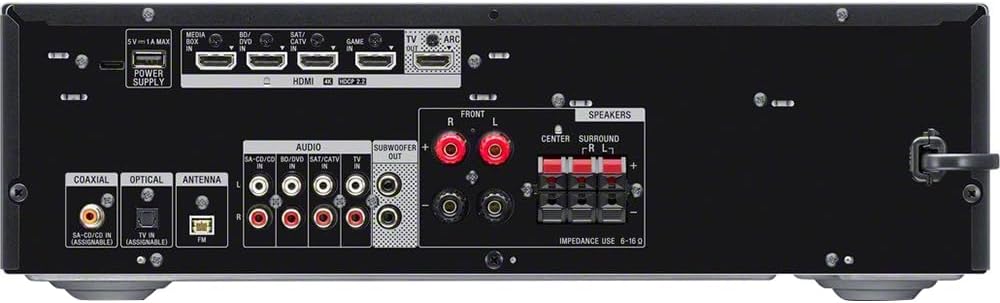 Sony STRDH590 5.2 Multi-Channel 4k HDR AV Receiver with Bluetooth Bundle with 3 YR CPS Enhanced Protection Pack - Image 4