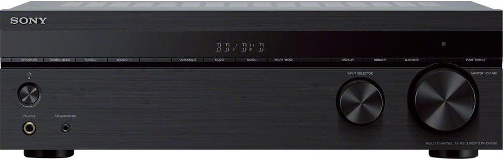 Sony STRDH590 5.2 Multi-Channel 4k HDR AV Receiver with Bluetooth Bundle with 3 YR CPS Enhanced Protection Pack - Image 2