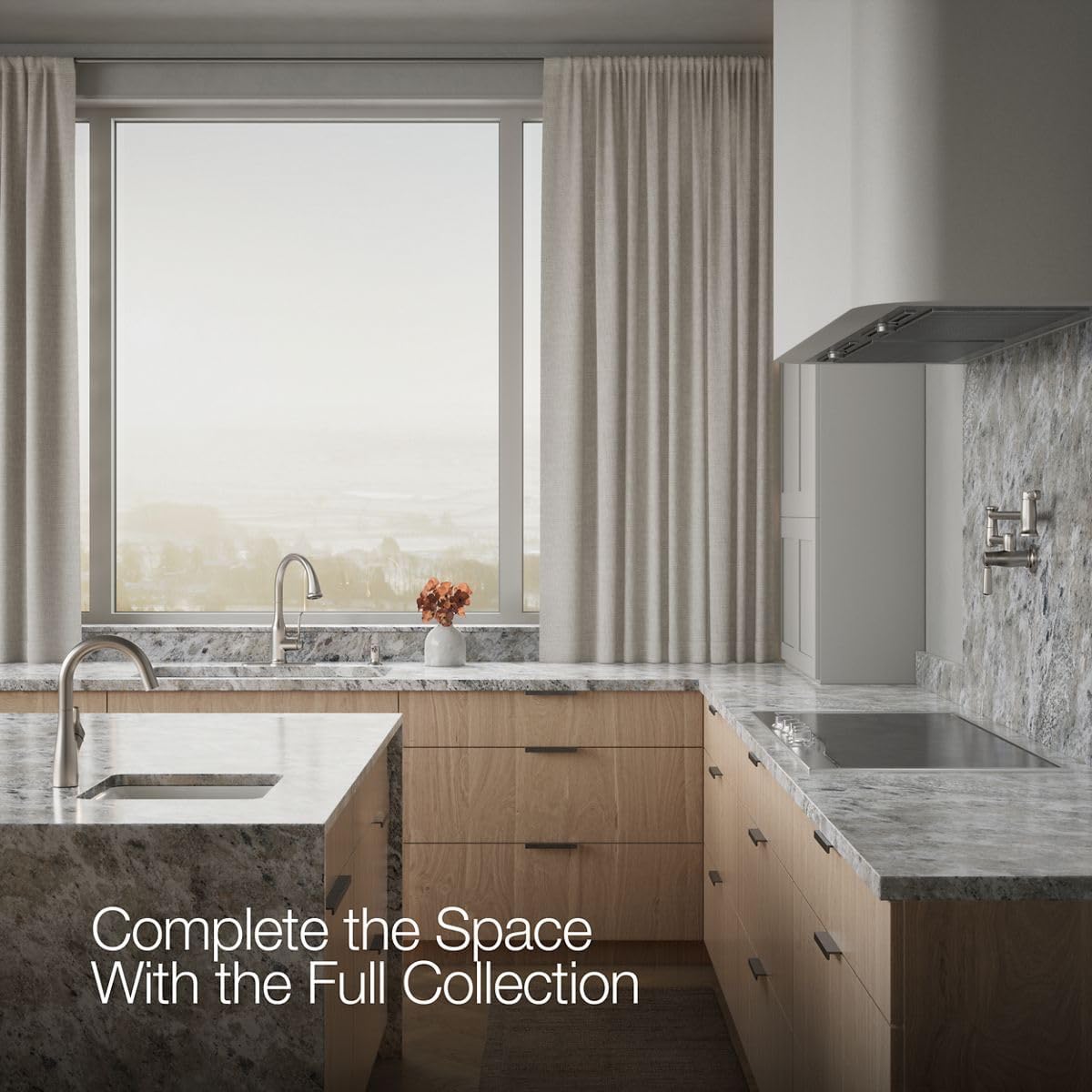 Kohler K-R23863-SD-VS Motif Kitchen Sink Faucet, Vibrant Stainless - Image 8