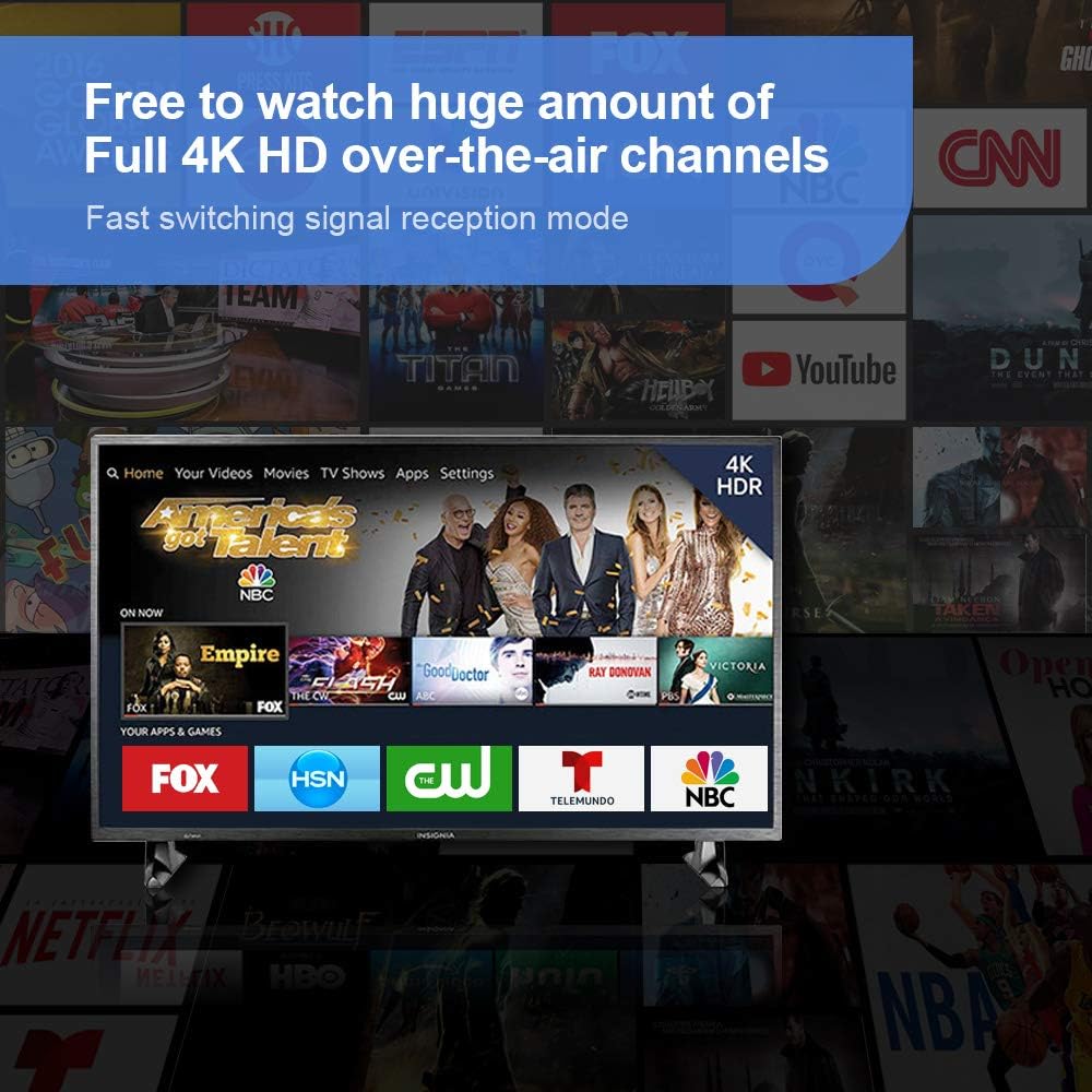 2025 TV Antenna for Local Channels tv Antenna Outdoor 200+ Miles Long Range Indoor tv Antenna for Smart 16.5ft Cable HD Antenna Supports 4K 8K1080p - Image 3