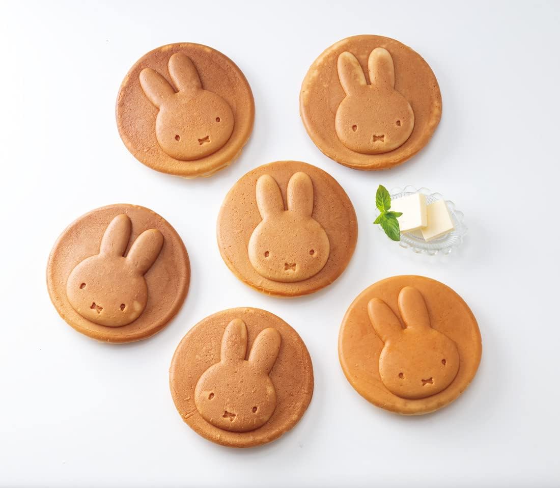 Skater ALHOC1-A Pancake Maker, Fun for Parents and Children, Direct Fire, Aluminum, Miffy Easy Care - Image 6