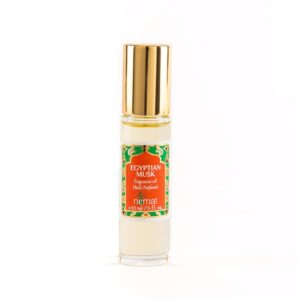 Egyptian Musk Perfume Oil Roll-On – Egyptian Fragrance Oil Roller (No Alcohol) Perfumes for Women and Men by Nemat Fragrances, 10 ml / 0.33 fl Oz