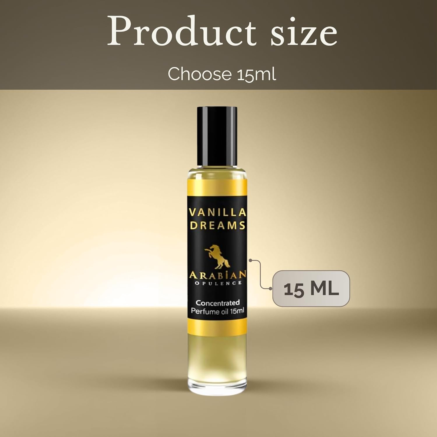 Arabian Opulence FR99 Vanilla Dreams Roll-on Perfume Oil for Women, Luxurious and Concentrated Long Lasting Perfume Oil, Alcohol-Free Travel Size Body Scent for All-Day Freshness (15ml) - Image 2