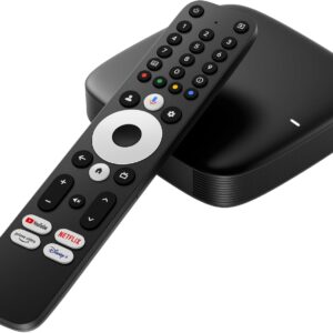 MAG555 Streaming Media Player Google TV™ 2025 | 4K HDR | Voice Remote | Dual-Band Wi-Fi | Chromecast Built-in | HDMI + AV Output