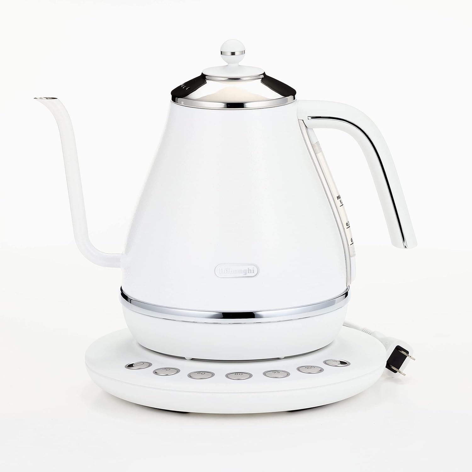 DeLonghi KBOE1230J-W Electric Cafe Kettle with Temperature Setting Function, 1.0 L (1.0 L) White - Image 7