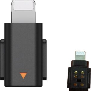 for DJI Mic Mini Original Mobile Phone Adapter for iPhone 14 13 12 11 XS Max 8 Smartphone/PC/Mac Connector Accessories for DJI Mic Mini,(Not Compatible with DJI Mic 2/Mic)