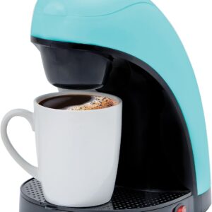 Brentwood TS-112BL Single-Serve Coffee Maker with Mug (Blue)