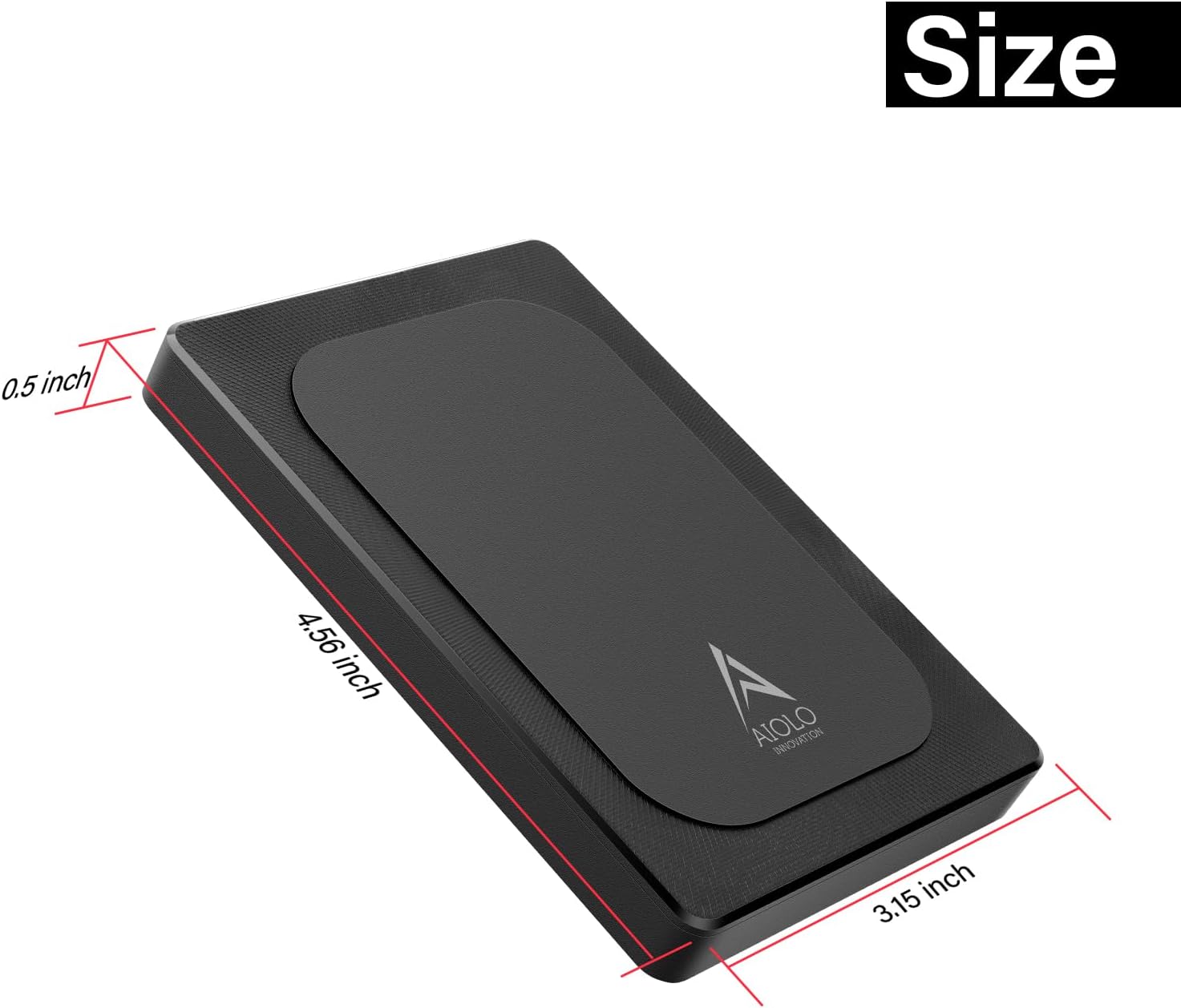 500GB External Hard Drive Ultra Slim Portable HDD-USB 3.0 for PC, Mac, Laptop, PS4, Xbox one,Xbox 360 HD-A4 - Image 2