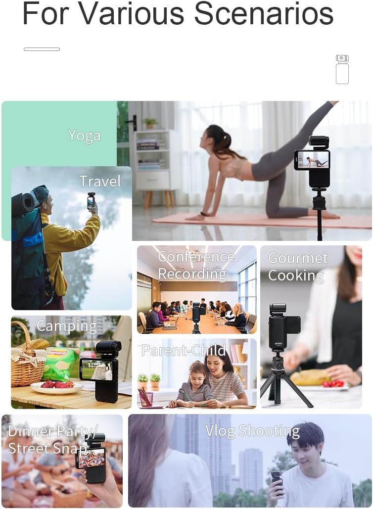 ORDRO M3 Handheld Digital Camera, 5K Video Camcorder 48MP 4K/60fps, 3.5'' Flippable Screen 3250mAh Battery WiFi IR Night Vision Camera for YouTube Vlogs w/64G Card - Image 7