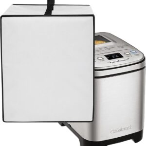 Bread Maker Machine Cover for Cuisinart Bread Maker Machine, Heavy Duty Waterproof Protective BreadMachine Cover Compatible for Cuisinart Compact and Automatic Bread MakerMachine CBK-110P1 (Grey)