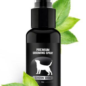 605Products Premium Dog Cologne & Odor Eliminator – Long Lasting Puppy Perfume, Deodorant & Grooming Spray with Essential Oils, 2oz Show Dog