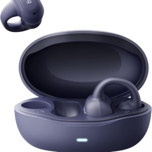 Sanag Z50S 2025 Upgrade Open Ear Free Clip-On Headphones, HiFi Sound Quality True Wireless Bluetooth Earphones, IPX4 Waterproof Sports Earbuds, 56H Playtime OWS Sport Running, App Custom Settings