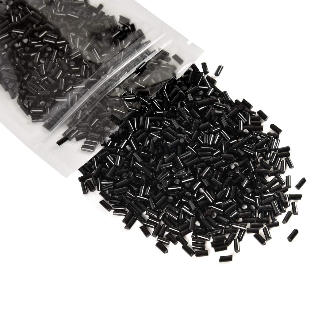 50g Italian Fusion Keratin Glue Pellets Granules Beads for Nail/I Tip Hair Extensions- Black - Image 3