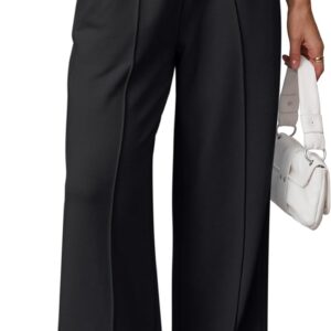 ATHMILE Womens Wide Leg Sweatpants High Waisted Baggy Pants Fashion Teen Girl Drawstring Athletic Joggers