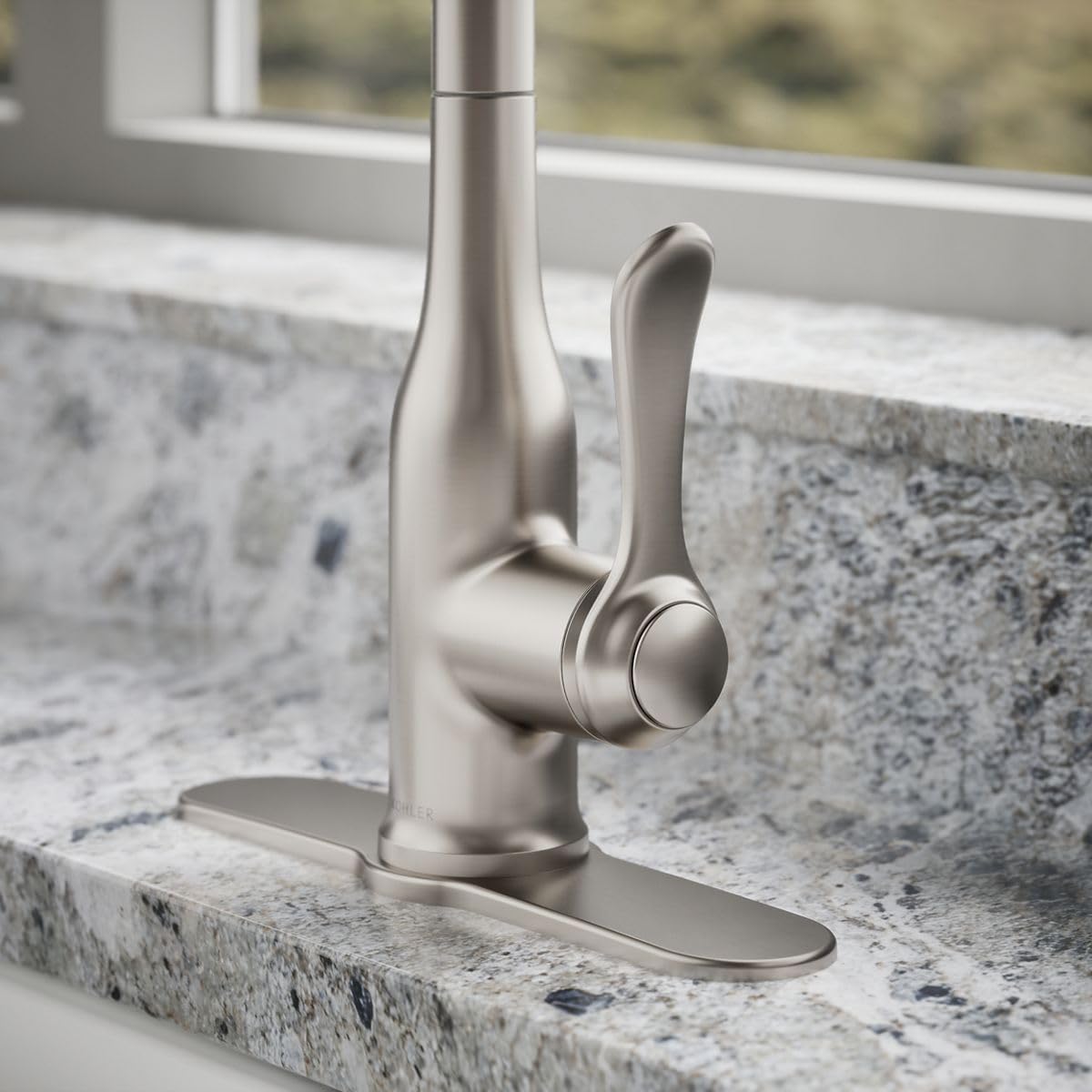 Kohler K-R23863-SD-VS Motif Kitchen Sink Faucet, Vibrant Stainless - Image 6