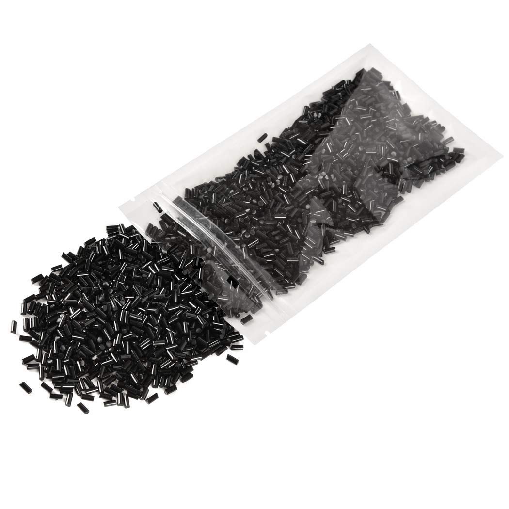 50g Italian Fusion Keratin Glue Pellets Granules Beads for Nail/I Tip Hair Extensions- Black - Image 4