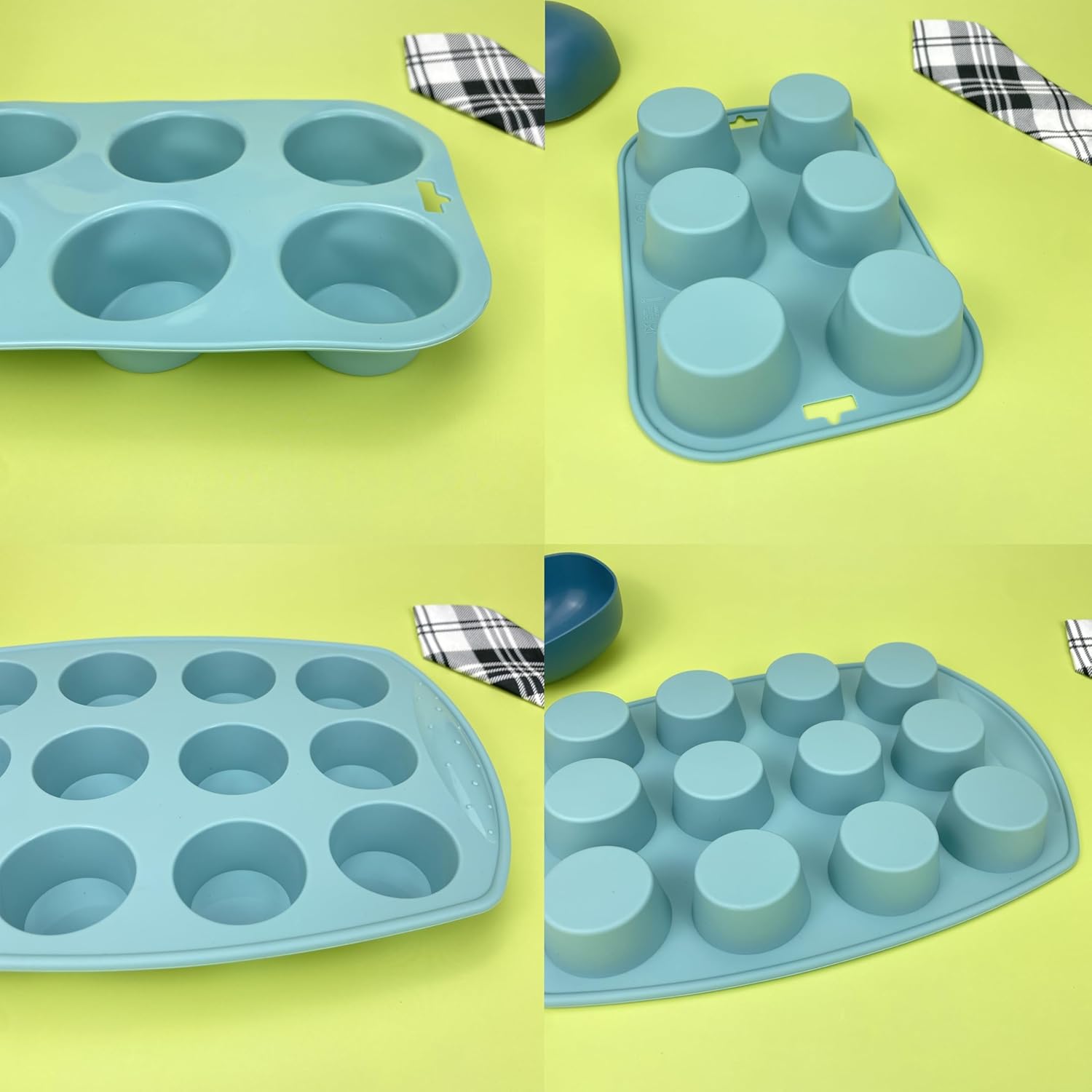 29PCS Nonstick Silicone Baking Set With Bakeable Mini Cake Pans, Bakeware for Oven, Molds and Heat Resistant Spatulas - Image 7
