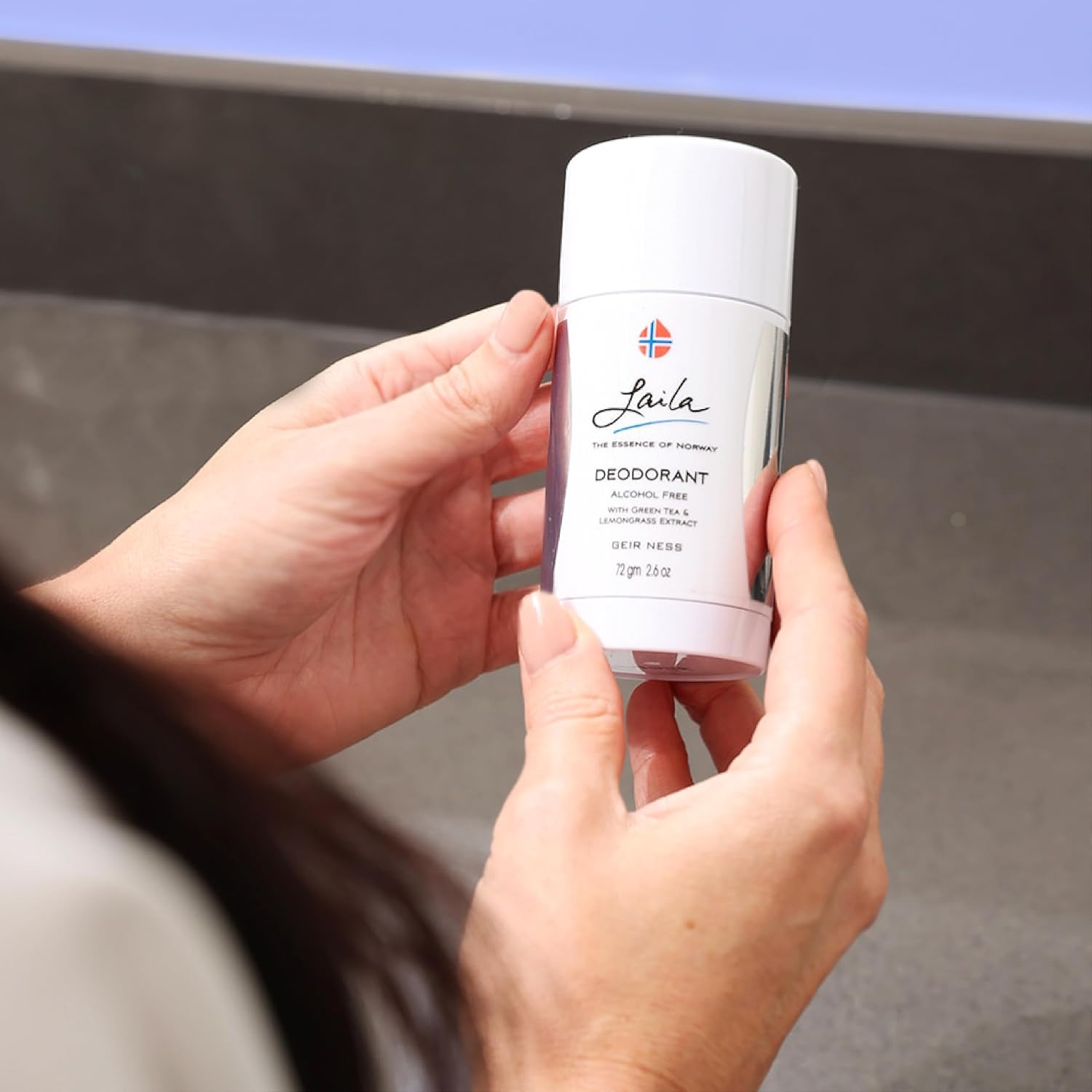 Geir Ness Laila Deodorant - With Green Tea And Lemongrass Extracts - Alcohol And Aluminum Free for Sensitive Skin - Long Lasting Fresh and Clean Scent - Image 2