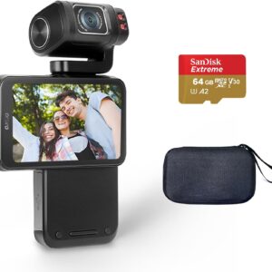 ORDRO M3 Handheld Digital Camera, 5K Video Camcorder 48MP 4K/60fps, 3.5” Flippable Screen 3250mAh Battery WiFi IR Night Vision Camera for YouTube Vlogs w/64G Card