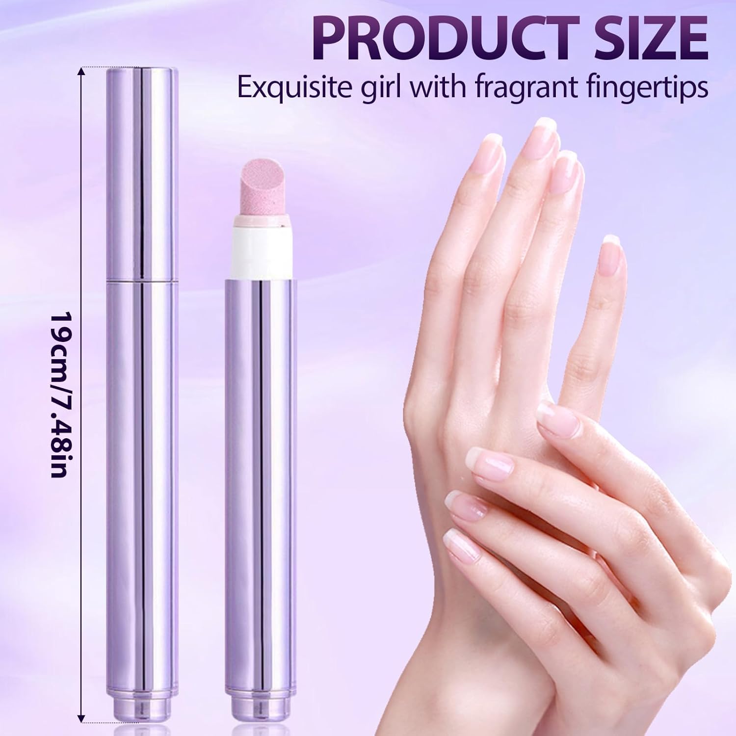 3-in-1 Cuticle Oil Pen,Cuticle Pusher Nail Oil Pen with Ceramic Tip,Dry & Damaged Nails,Nail Cuticle Remover Pen,for Moisturize Strengthen Nails(2PCS) - Image 7