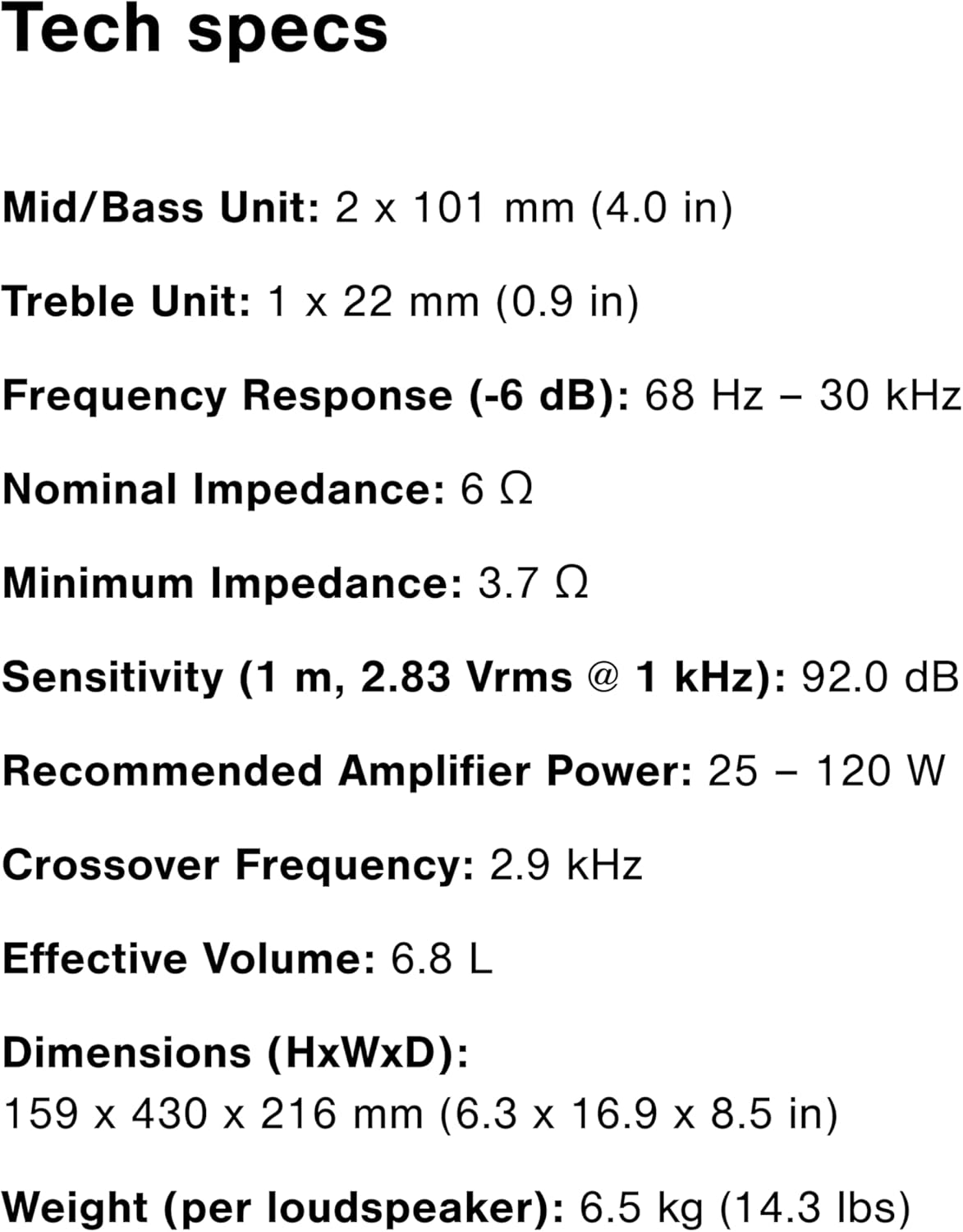 Q Acoustics 3090c Center Speaker Satin White - 2-Way Reflex Enclosure Type, 2 x 4 Mid/Bass Driver, 1 x 0.9 Tweeter - Active Speakers/HiFi Speakers for Home Theater Sound System - Image 7