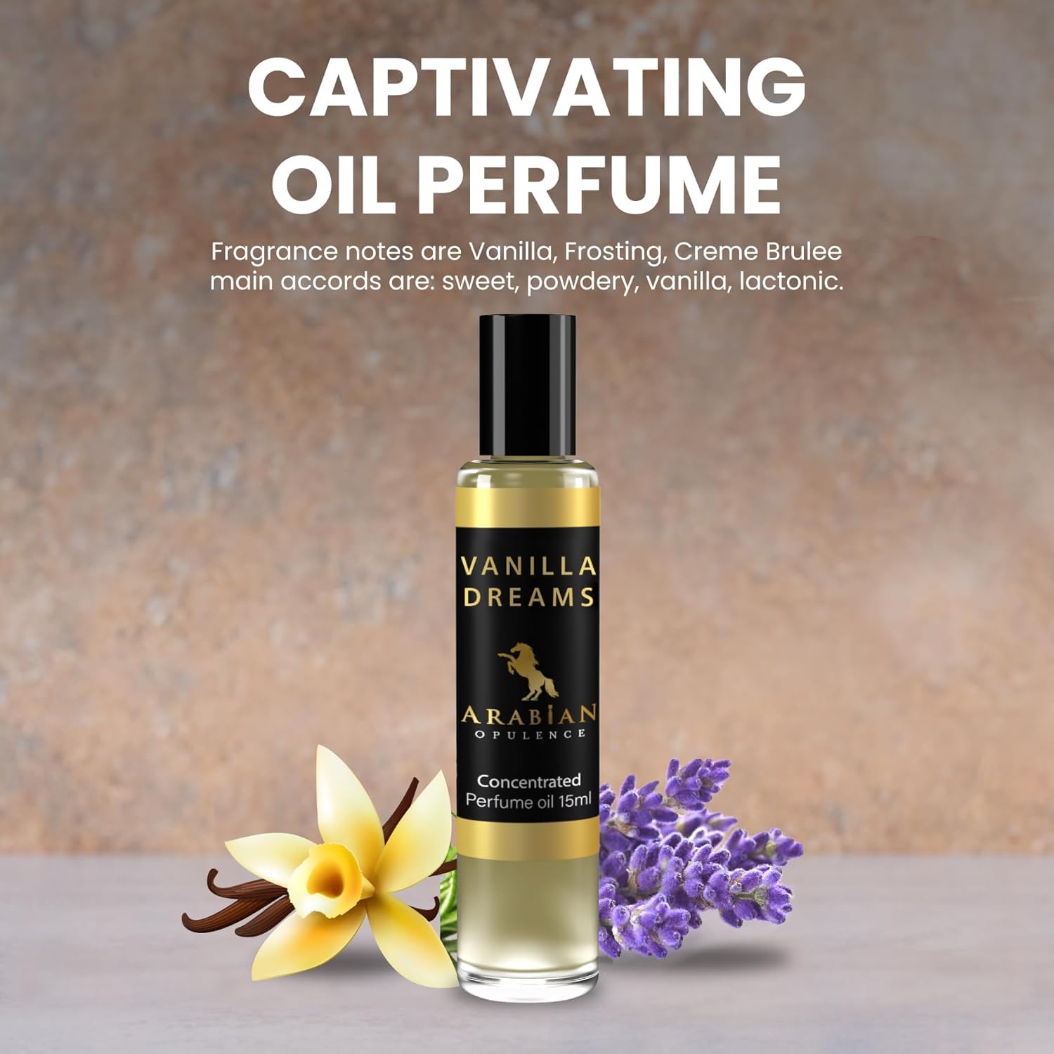 Arabian Opulence FR99 Vanilla Dreams Roll-on Perfume Oil for Women, Luxurious and Concentrated Long Lasting Perfume Oil, Alcohol-Free Travel Size Body Scent for All-Day Freshness (15ml) - Image 6