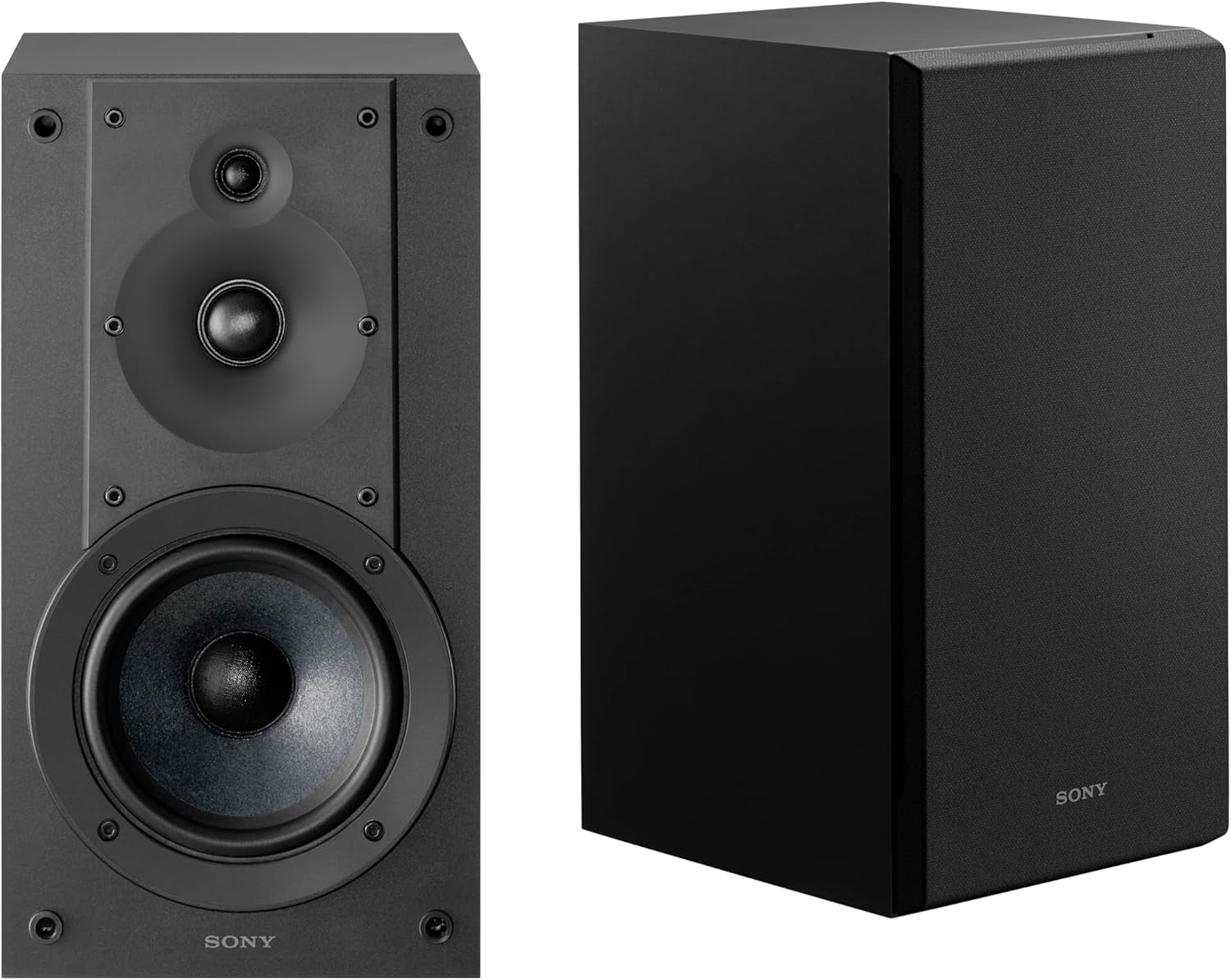 Sony CS Speakers, SS-CS5M2 3-Way 3-Driver Hi-res Bookshelf Speakers (Pair), 2025 Model