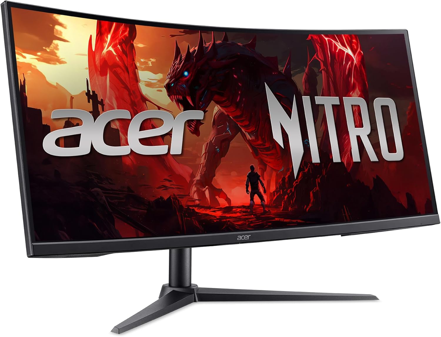 Acer Nitro 34” Gaming Monitor | QHD 3440 x 1440 | 1500R 21:9 Curved | AMD FreeSync Premium | 200Hz Refresh Rate | 1ms (VRB) | sRGB 99% | 1 x Display Port 1.4 & 2 x HDMI 2.1 Ports | XZ340CUR X0bmiiphx - Image 8