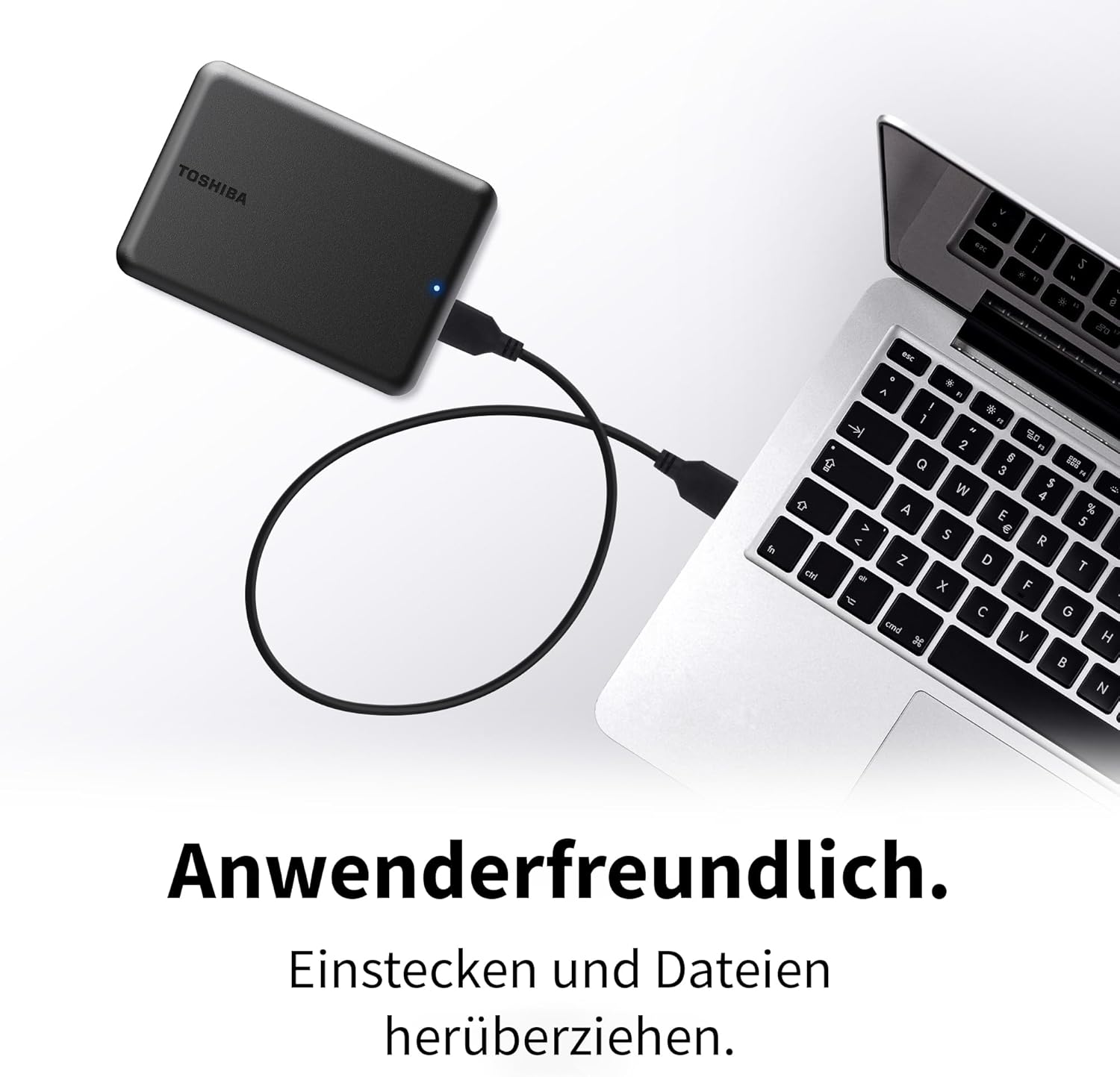 Toshiba Canvio Partner 2TB Portable 2.5’’ External Hard Drive, USB 3.2, Mac & Windows Compatible. Xbox, PS4, PS5 - Image 5