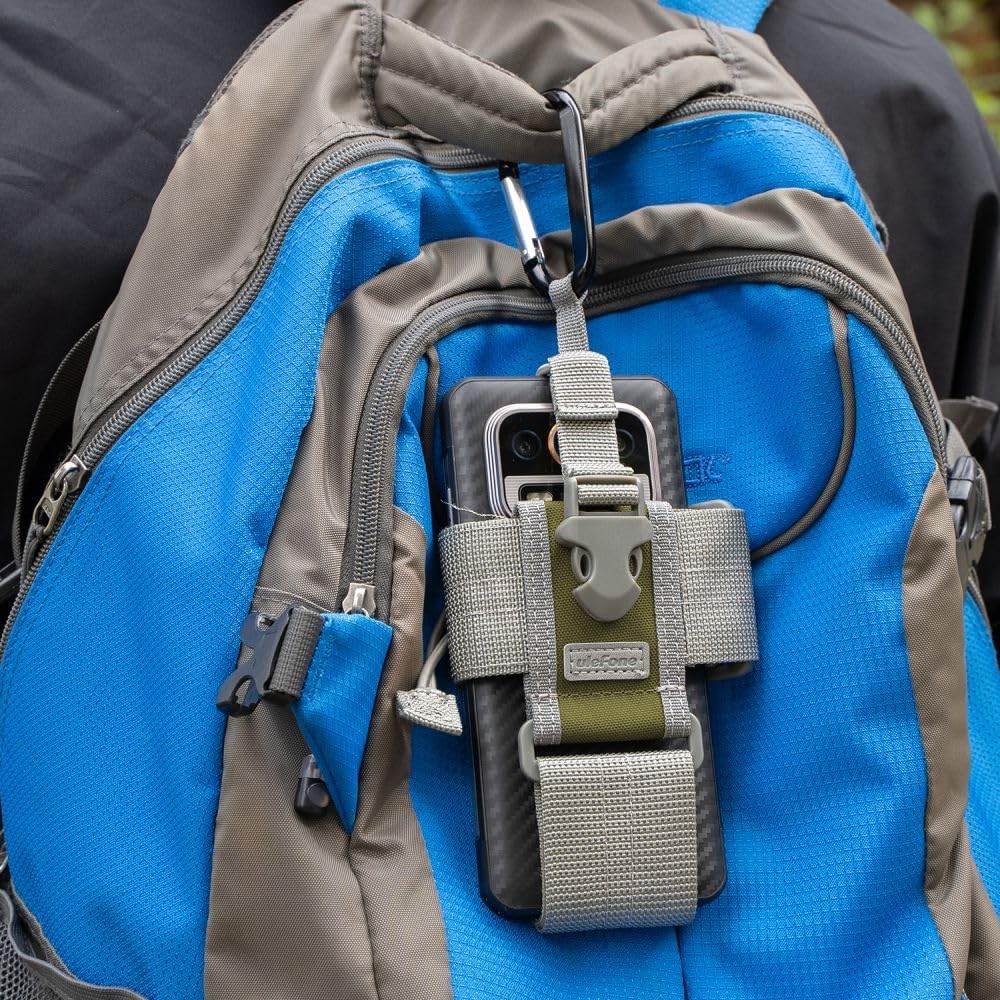 Ulefone Armor Molle Holster Cover Case for Most Phone/Radio Gray for Ulefone Armor 34 pro Armor 33 PRO 29 PRO 28 Ultra 27T PRO 26 Ultra Armor 24 X16 PRO X32 Rugged Smartphone - Image 7