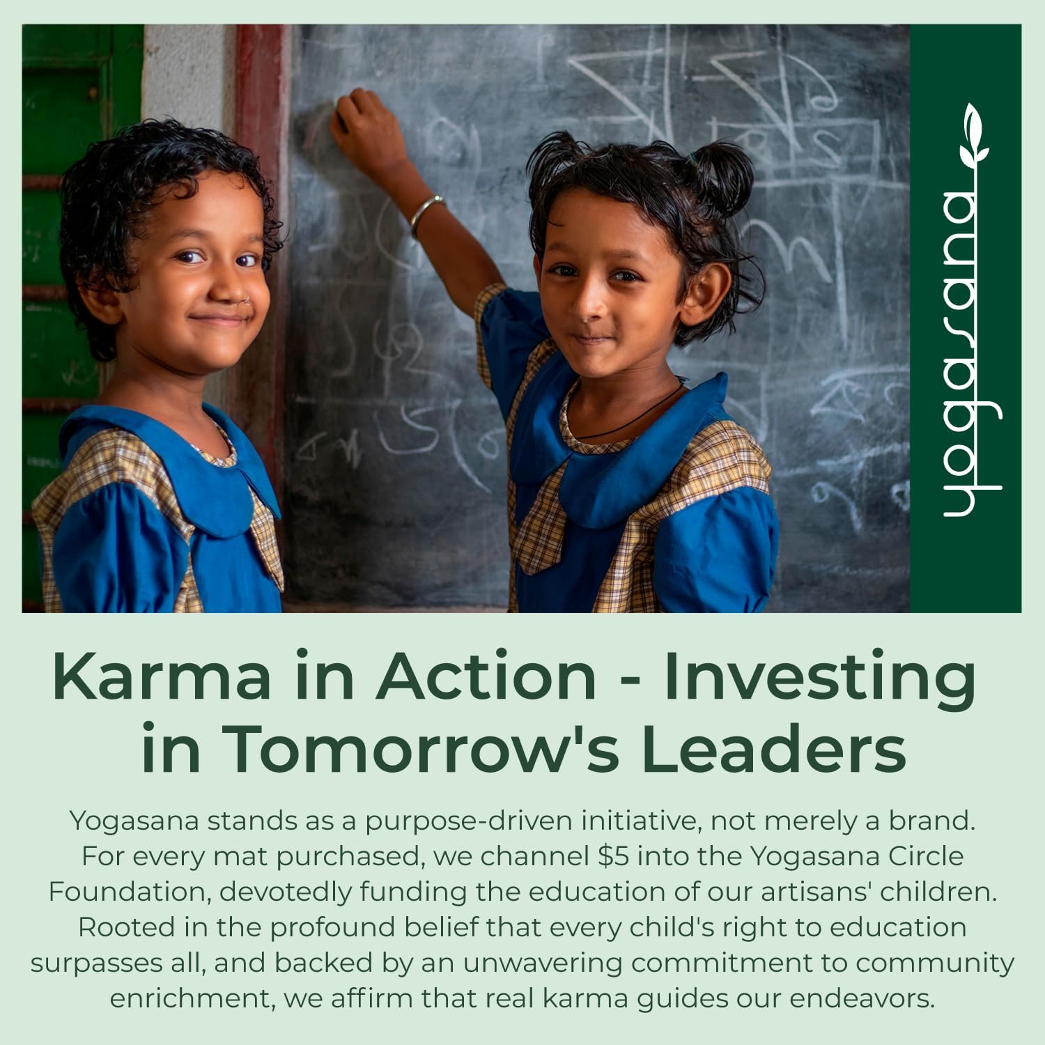 Yogasana Organic Cotton Yoga Mat - Non Slip Hand-Woven Foldable Yoga Rug Provides Excellent Comfort, Traction & Support - Travel Extra Thick Yoga Mats for Indoor & Outdoor Use - 24 x 72 Inches - Image 7