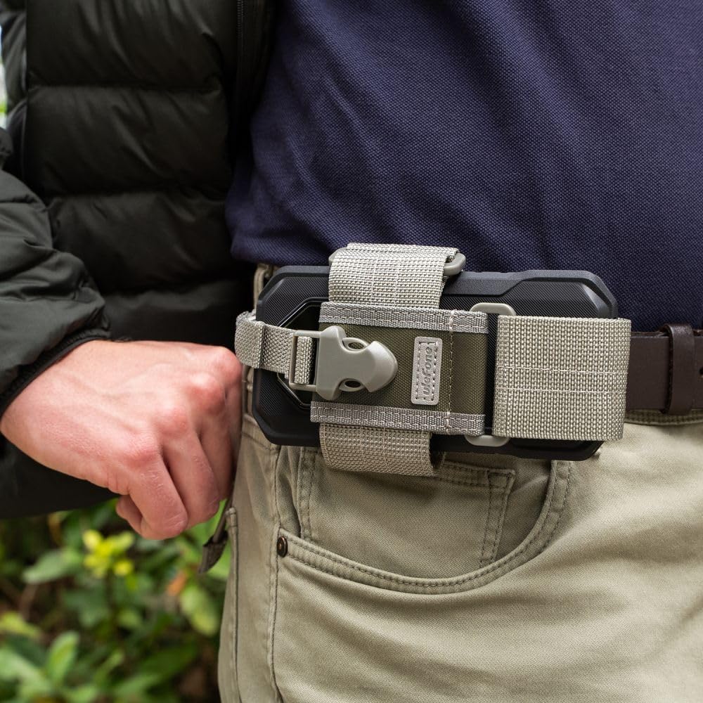 Ulefone Armor Molle Holster Cover Case for Most Phone/Radio Gray for Ulefone Armor 34 pro Armor 33 PRO 29 PRO 28 Ultra 27T PRO 26 Ultra Armor 24 X16 PRO X32 Rugged Smartphone - Image 9