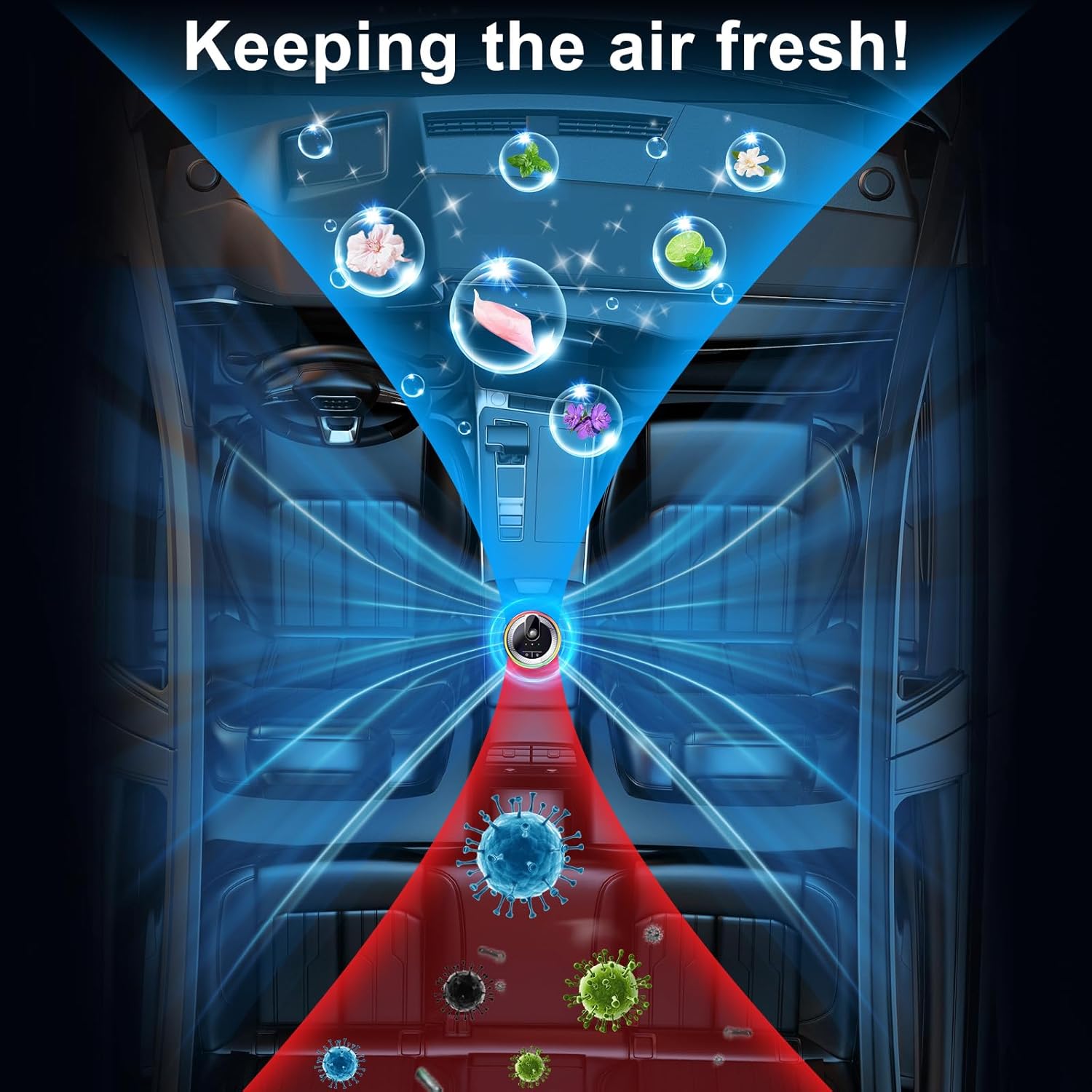 Amor Lyris Car Air Freshener Refill 3.5OZ/100ml Bottle, CO01/Dedicated Perfume Long Lasting Air Fresheners 6 Months, Car Diffuser Essential Oil Made of Natural Plant Extracts, Rose - Image 7