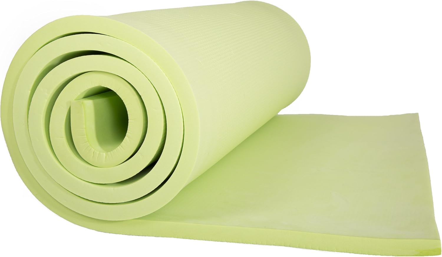 Thick Yoga Mat - Double Sided 1/2-Inch Workout Mat - 72x24-Inch Exercise Mat for Home Gym Fitness or Pilates with Carrying Strap by Wakeman - Image 4