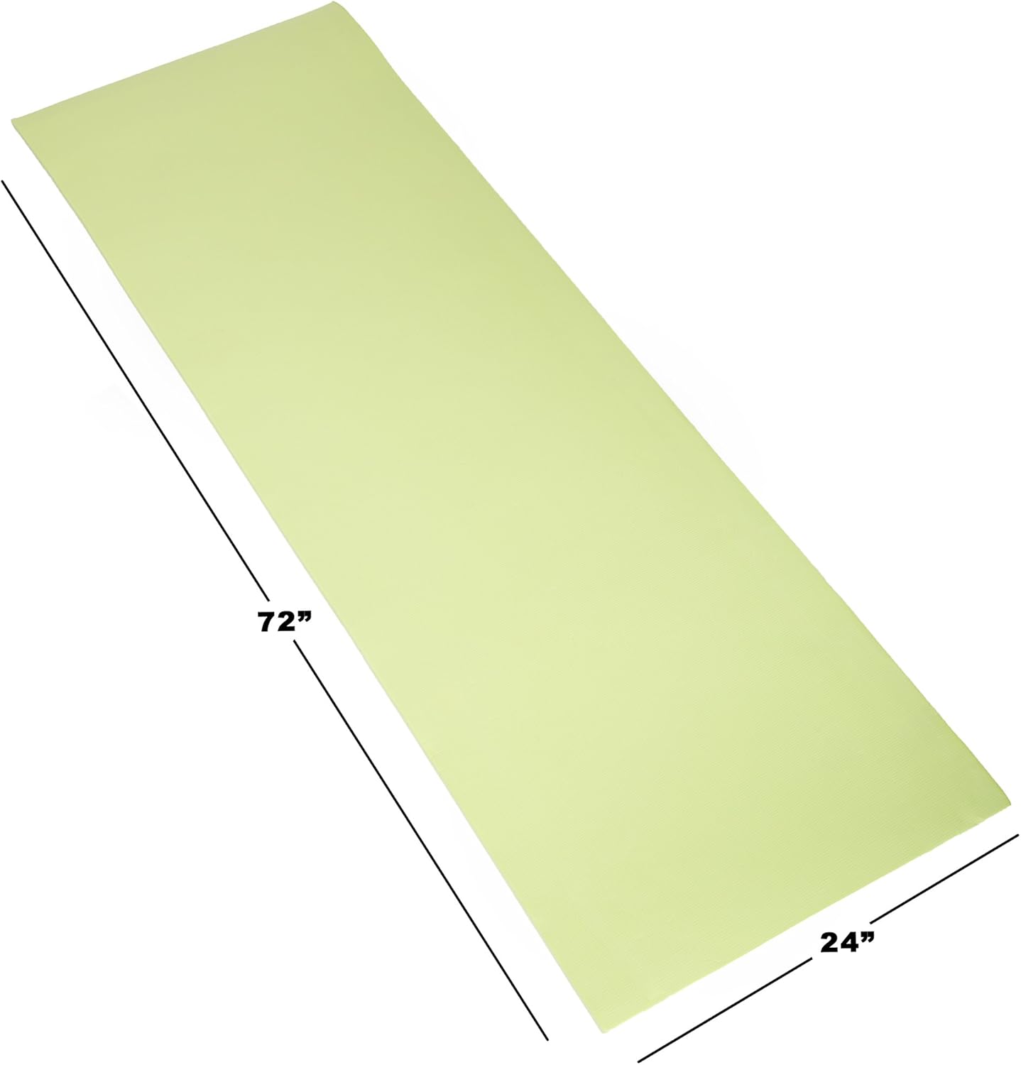 Thick Yoga Mat - Double Sided 1/2-Inch Workout Mat - 72x24-Inch Exercise Mat for Home Gym Fitness or Pilates with Carrying Strap by Wakeman - Image 3