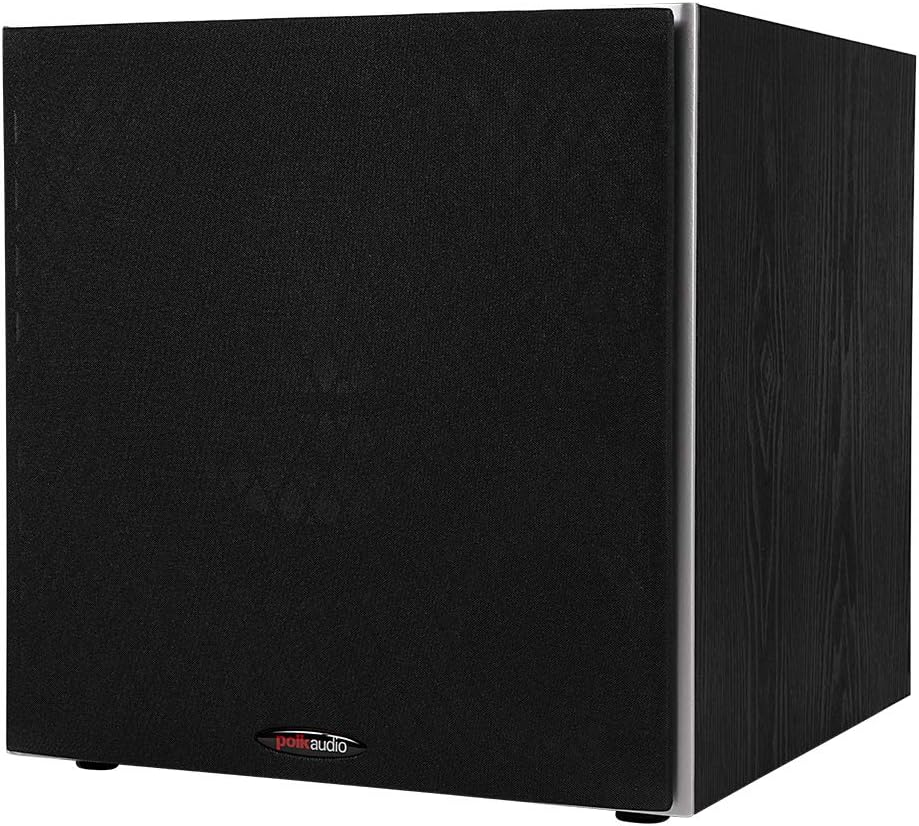 Polk Audio PSW10 10" Powered Subwoofer Home Audio – Power Port Tech, Up to 100 Watts, Big Bass in Compact Design, Easy Setup with Home Theater, Timbre-Matched with Monitor & T-Series Polk Speakers