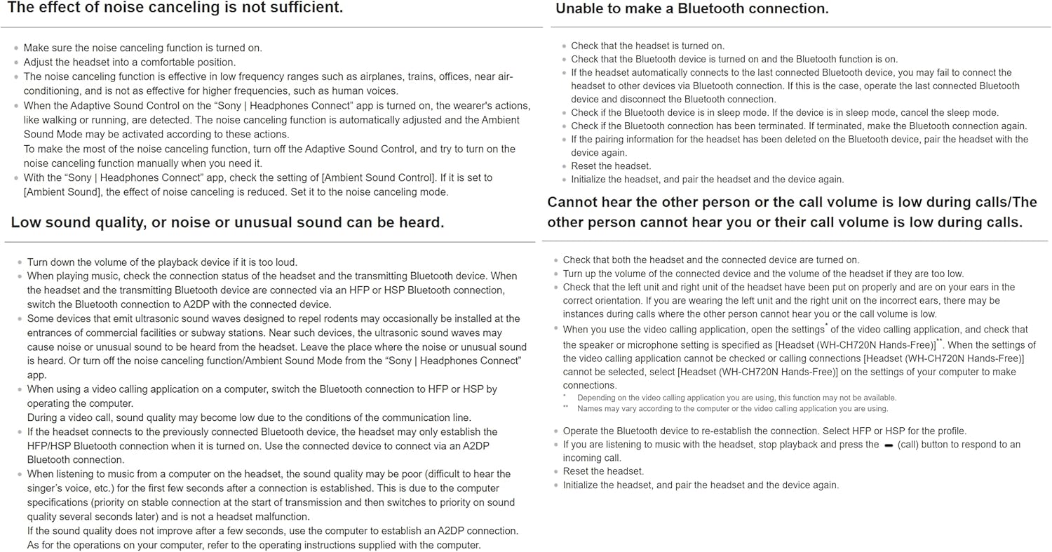 Sony WH-CH720N Noise Canceling Wireless Headphones Bluetooth Over The Ear Headset with Microphone and Alexa Built-in, Black New - Image 13