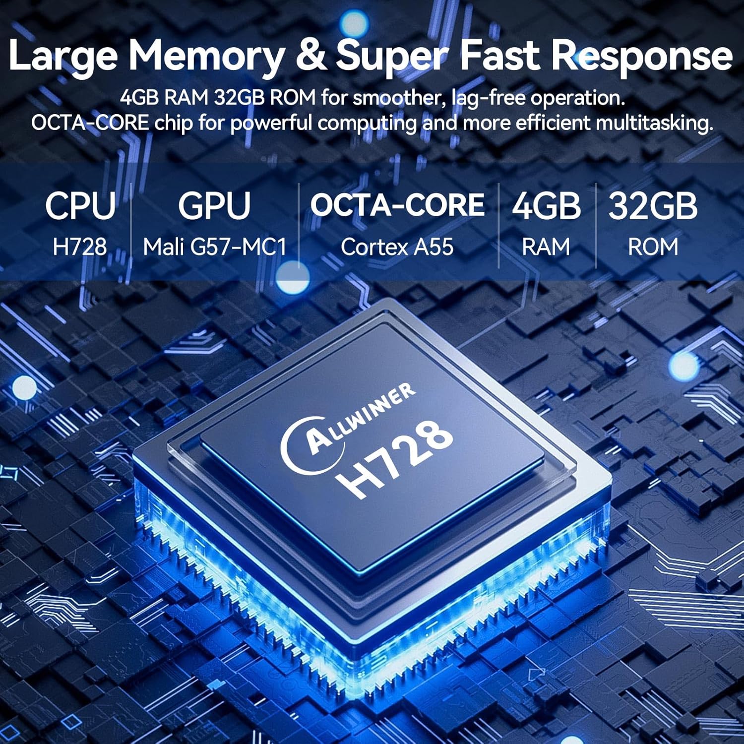 Android 14 TV Box 2025 4GB RAM 32GB ROM TV Box Android 4K 8K WIFI6 1000M Ethernet R69 Plus Smart Box for tv BT5.0 USB 3.0 HDR10+ 2.4G 5.8G Dual WiFi H728 Octa-core with Mini Wireless Keyboard - Image 3