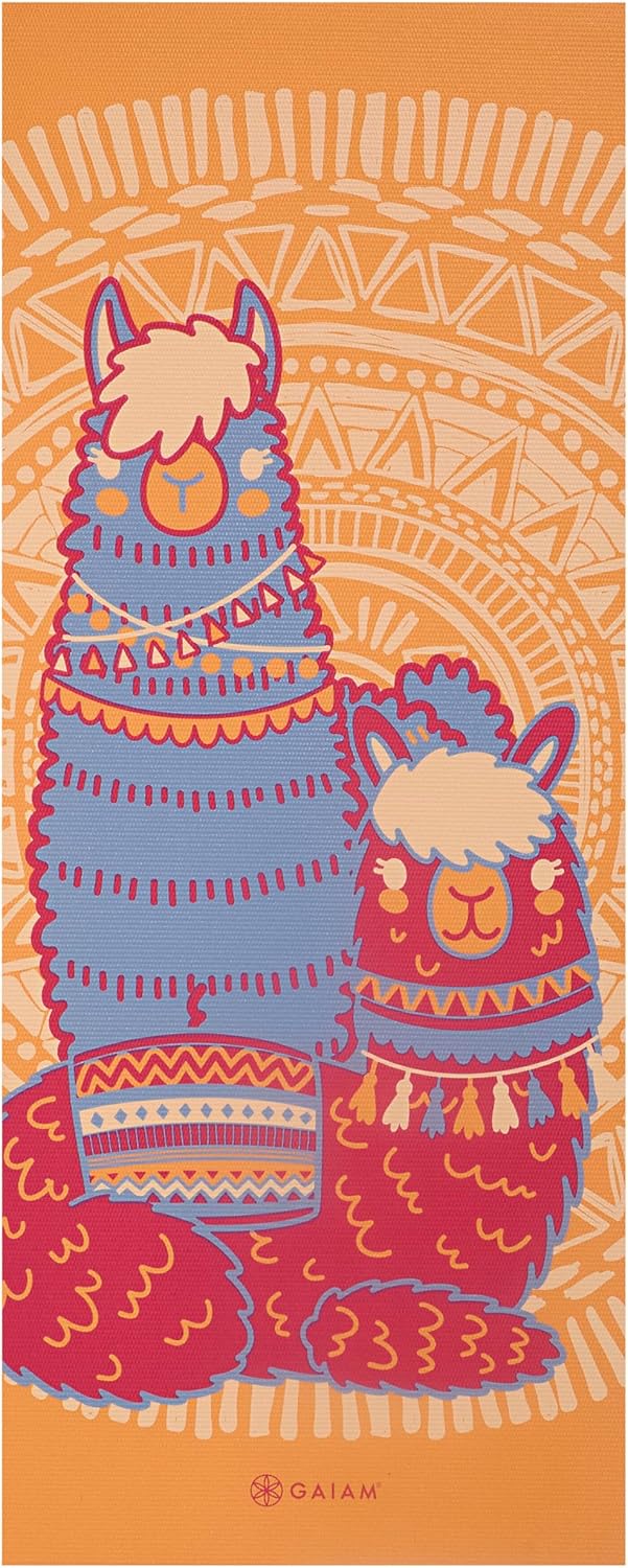 Gaiam Kids Yoga Mat Exercise Mat, Yoga for Kids with Fun Prints - Playtime for Babies, Active & Calm Toddlers and Young Children (60" L x 24" W x 3mm Thick) - Image 2