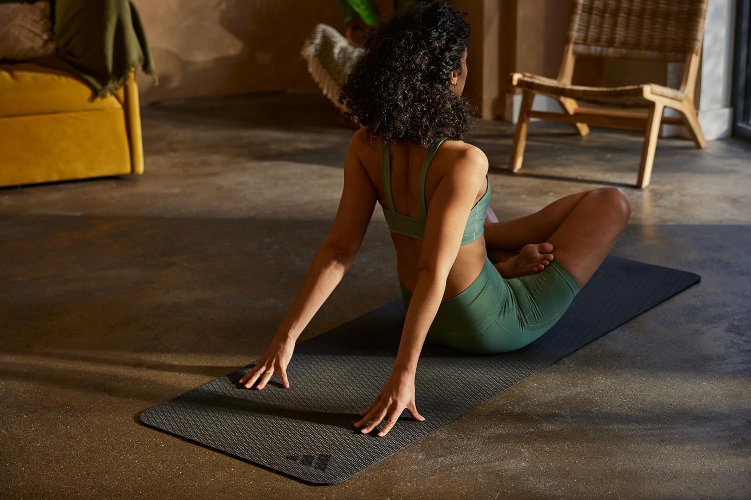 adidas Yoga Mat - Eco Friendly - Non Slip, Durable Textured Surface - Image 8