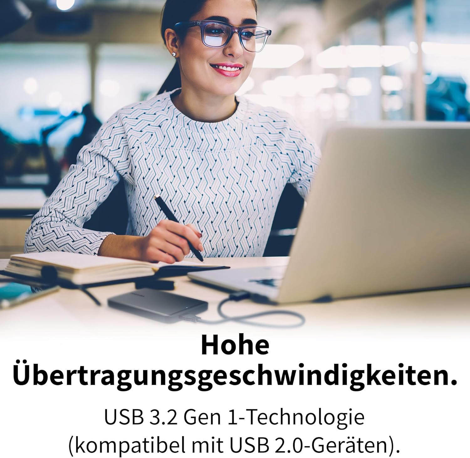 Toshiba Canvio Partner 2TB Portable 2.5’’ External Hard Drive, USB 3.2, Mac & Windows Compatible. Xbox, PS4, PS5 - Image 6