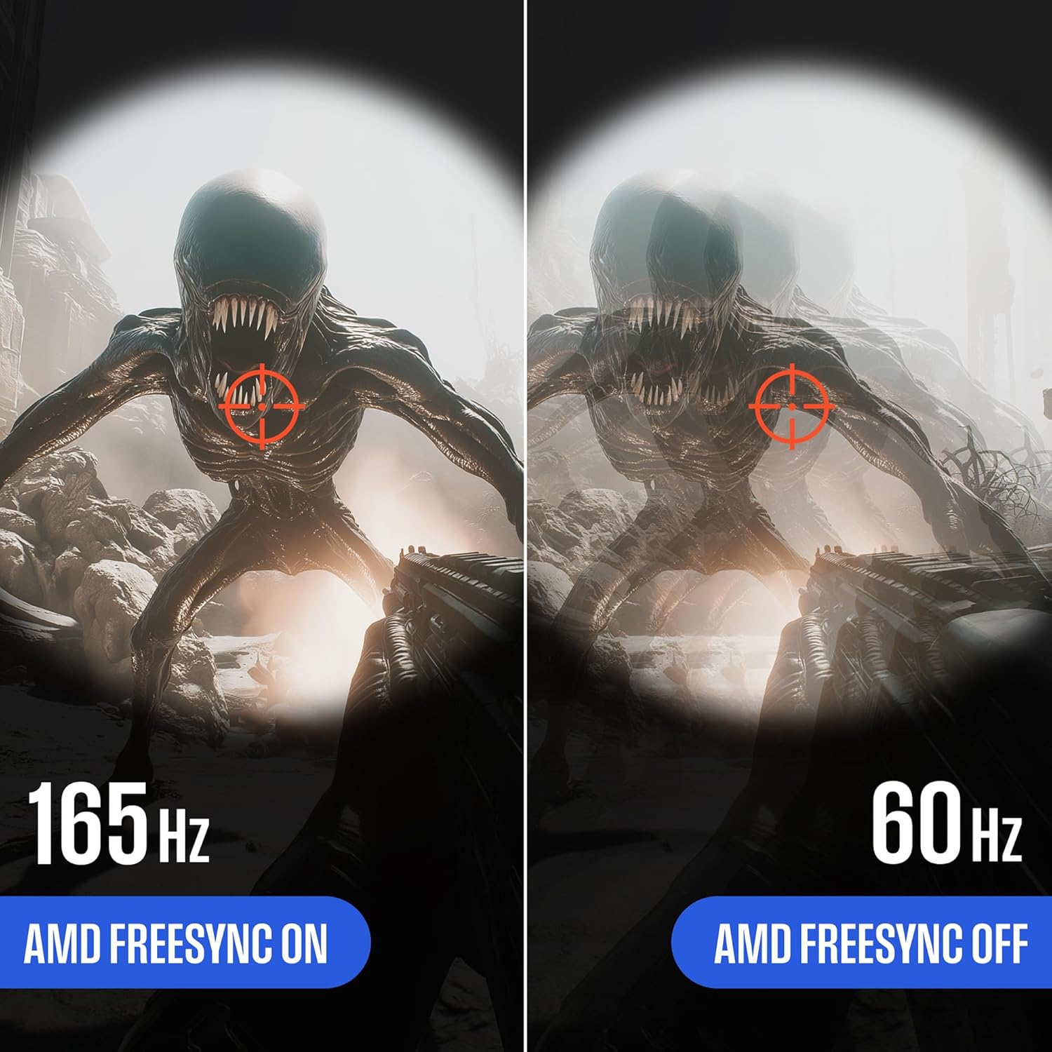 Westinghouse 24 Inch Curved Full HD Gaming Monitor, 165Hz, AMD FreeSync Support, Low Motion Blur, 1500R Curve, 1920 x 1080, for PC Games with Built in Speakers, DisplayPort, HDMI - Image 5