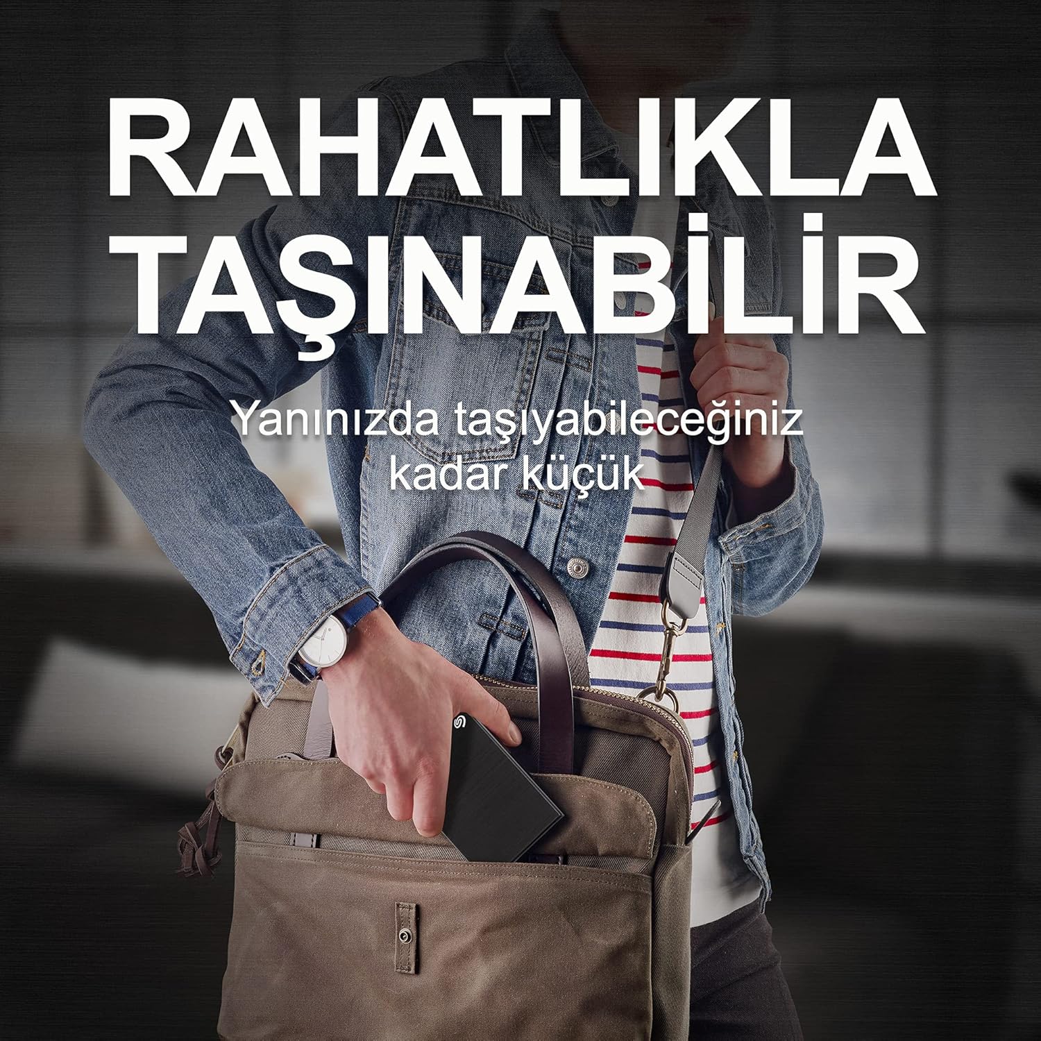 Seagate One Touch, 5TB, Portable External Hard Drive, PC Notebook & Mac USB 3.0, Space Grey, 1 Year Mylio Create, 4 mo Adobe CC Photography, Amazon Excl. (STKB5000405) - Image 3