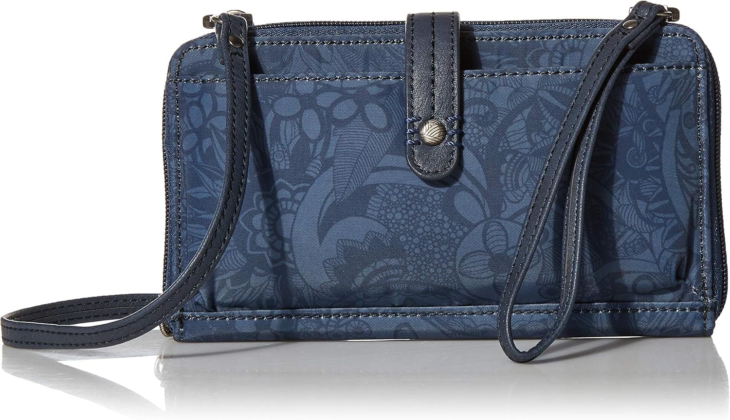Sakroots Artist Circle Smartphone Crossbody in Eco Twill, Detachable Wristlet Strap