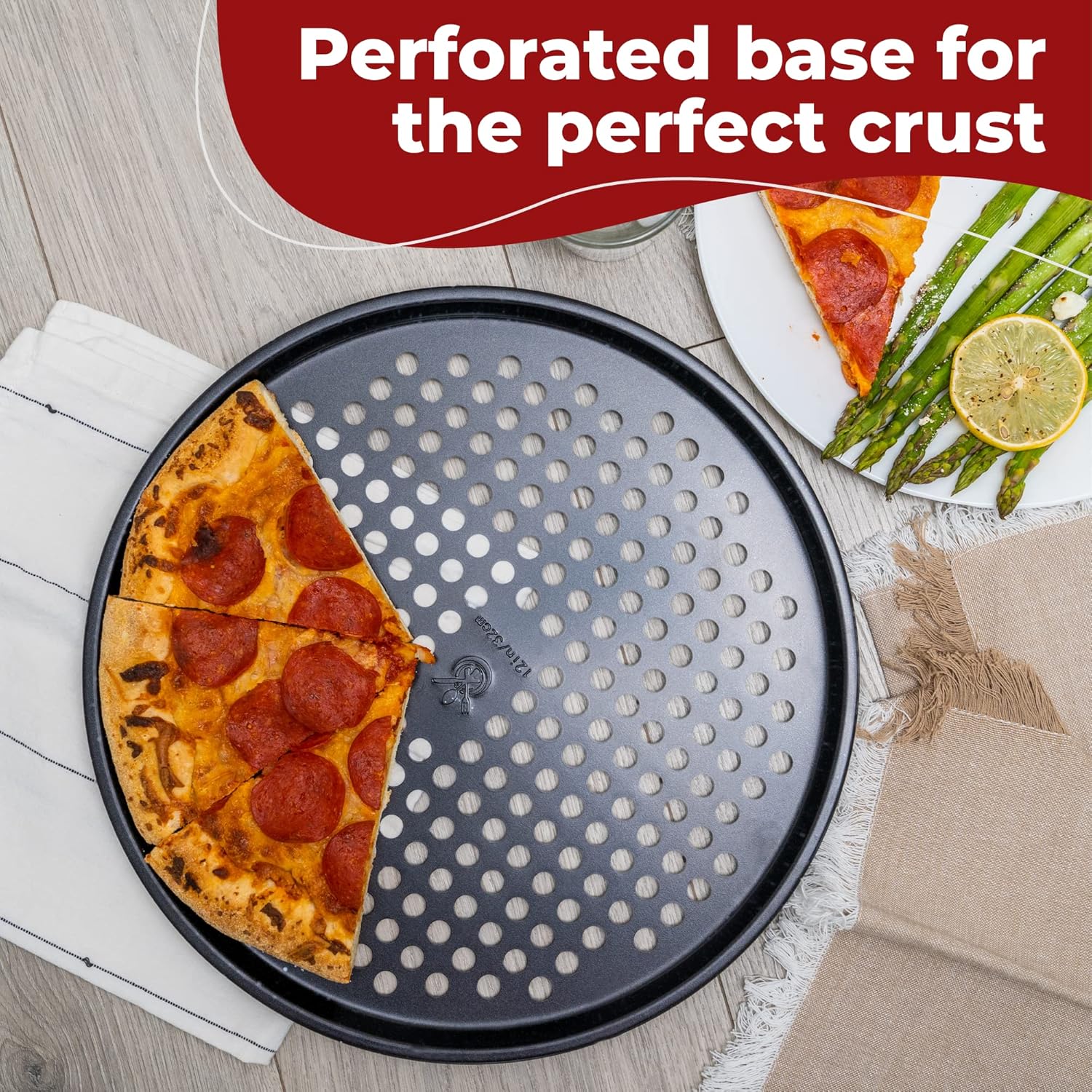 KITCHENATICS 12 PC Carbon Steel Baking Pans Set Nonstick, Kitchen Essentials for New Home, Nonstick Bakeware Sets with Cake and Muffin Tins, Non Stick Bread and Oven Pan - Black Stackable Bakeware Set - Image 6