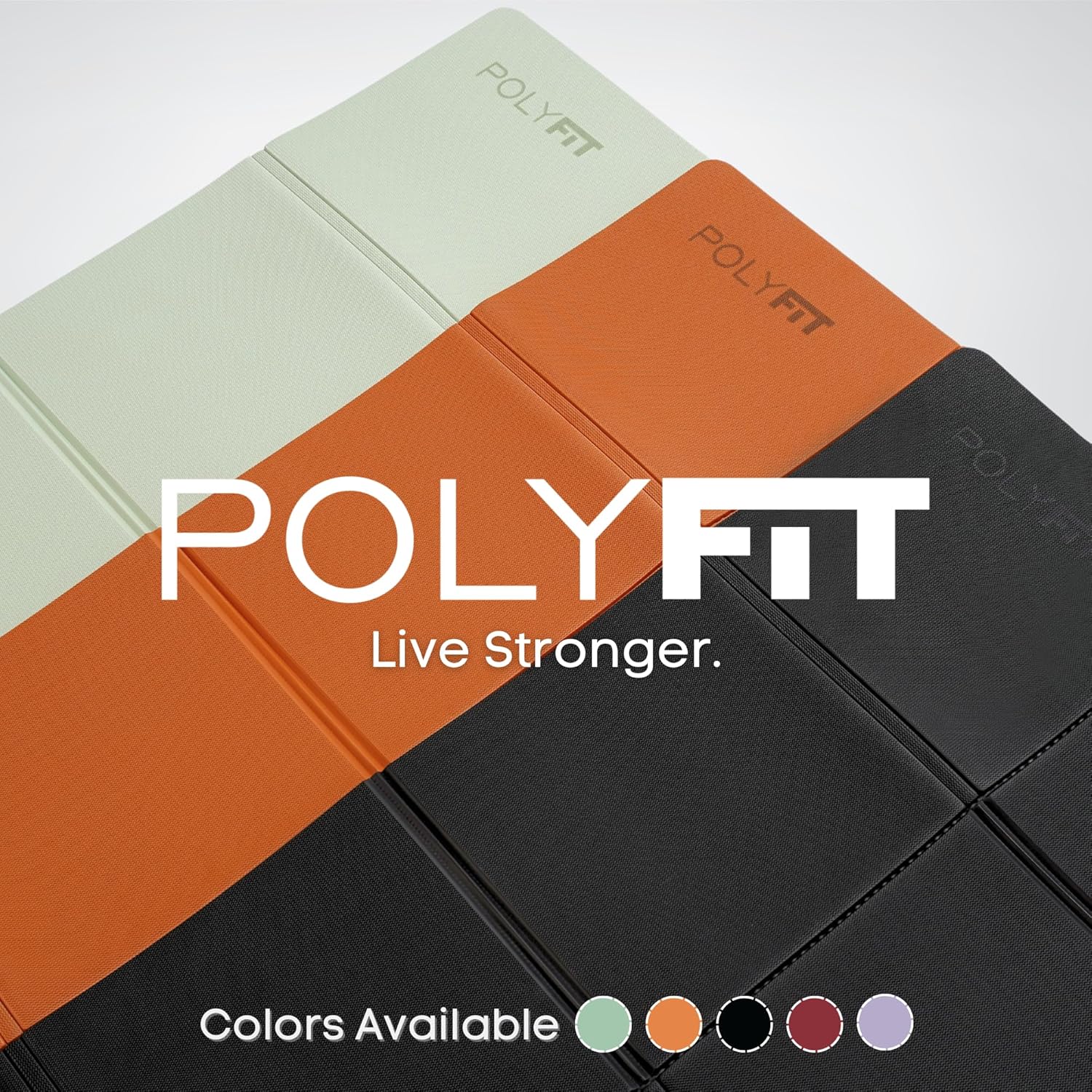 Polyfit Foldable Yoga Mat for Travel and Home Workouts - 7mm Thick - Lightweight, Packable, and Easy to Store - Folding Workout Mat for Women & Men - For Stretching, Yoga & Pilates - Image 7