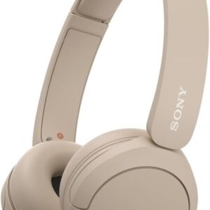 Sony WH-CH520 Wireless Headphones Bluetooth On-Ear Headset with Microphone and up to 50 Hours Battery Life with Quick Charging, Cappuccino