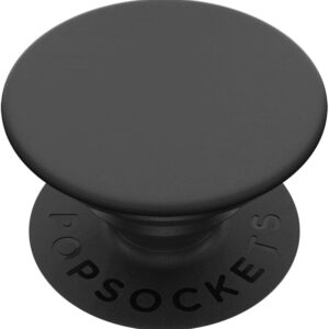 ​​​​PopSockets Phone Grip with Expanding Kickstand, Adhesive Grip – Black