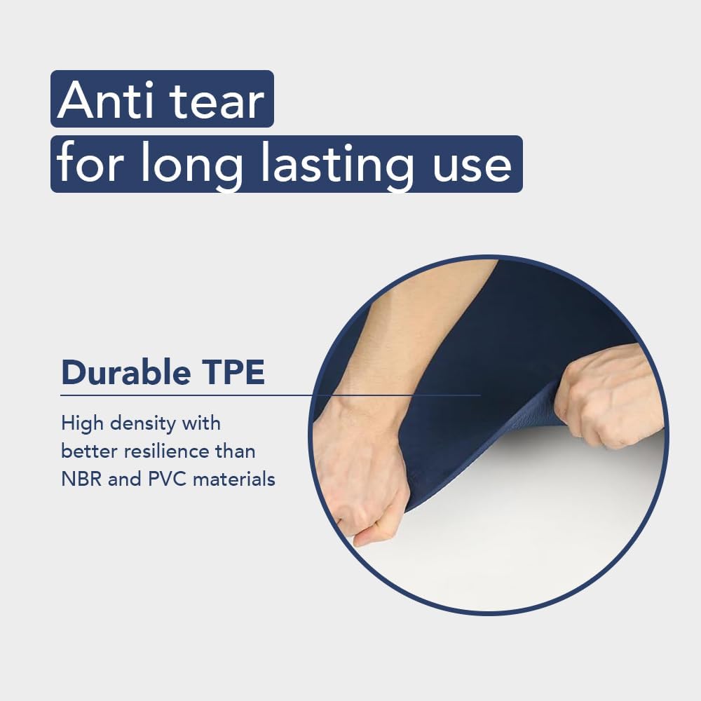 Premium Clever Yoga Mat - Extra Long Yoga Mat Suitable For All Yoga Types - Workout Mat For Home Or On The Go - Includes Our Perfect Fit Mat Bag - Image 3