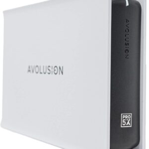 Avolusion PRO-5X Series 8TB USB 3.0 External Gaming Hard Drive for PS5 Game Console (White) – 2 Year Warranty